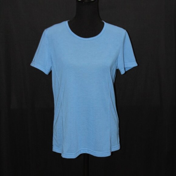 The North Face Tops - North Face Vapor Wick Blue Knit Top